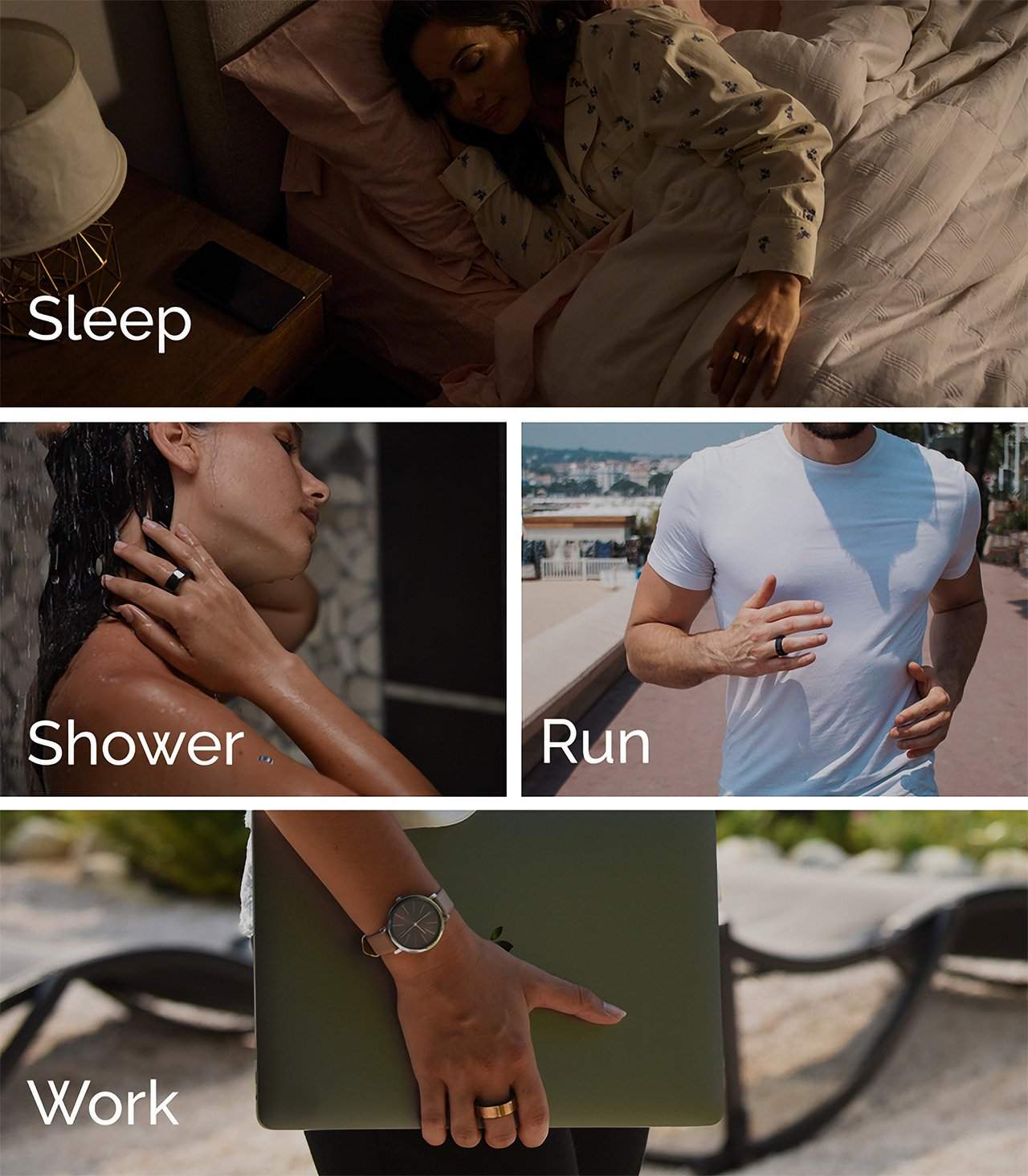 Sleep quality analysis provided by Circular Ring 2, displayed on mobile app