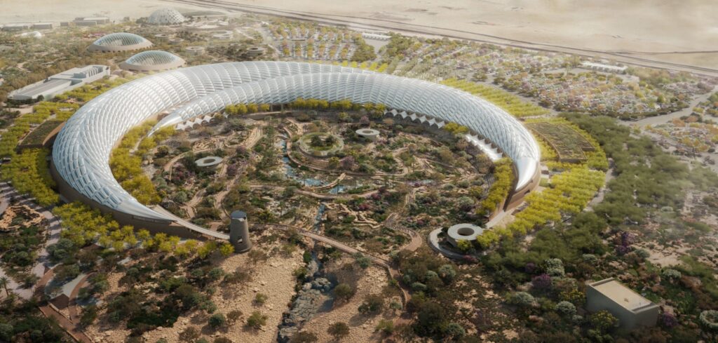Completion of the Main Landmarks of King Abdullah International Gardens