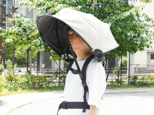 Hands-free Parasol Is Equal Parts Useful and Comical