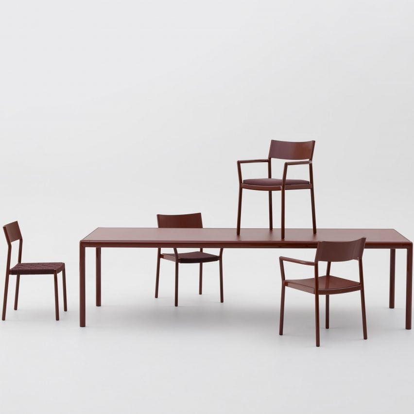 Passage tables and chairs by Ronan Bouroullec for Kettal