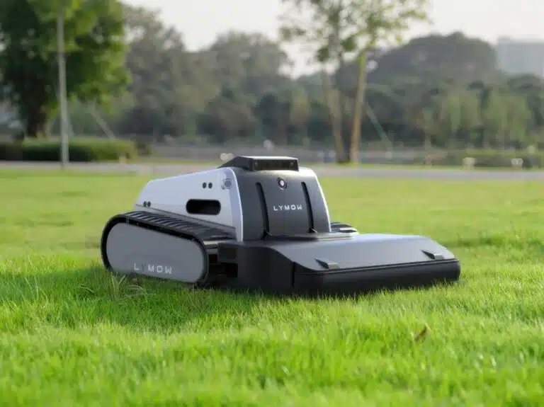 The Humvee of Lawn Mowers – Meet the Lymow One Robot Mower With Tire Treads and Dual-Blade Mulching