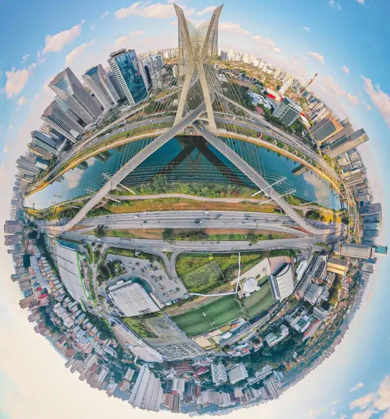 "Brazilian city showcasing modern and diverse architecture"