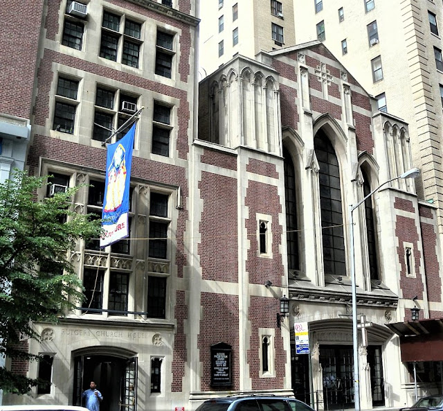 "The historic Rutgers Presbyterian Church, showcasing its classic architecture as part of the ongoing restoration efforts."