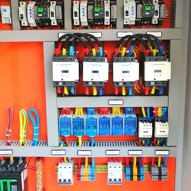 Organized electrical panel for electrical systems maintenance