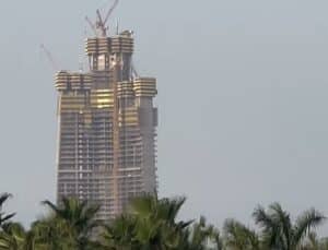 Jeddah Tower Construction: Rebar Works in the Northern Wing