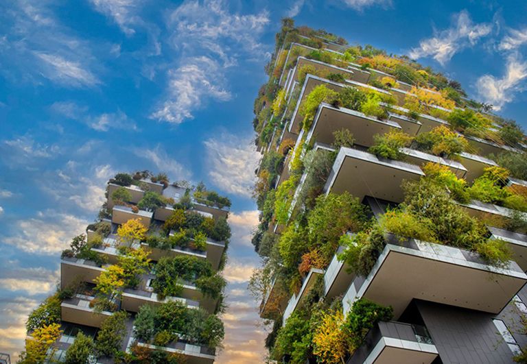 "نماذج العمارة المستدامة في ميلان: بنايات تجمع بين الطبيعة والتصميم المعماري"