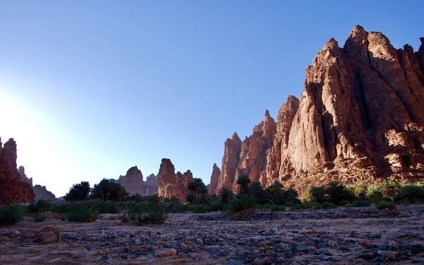 Natural landscape of Wadi Disah reflecting its beauty as part of Wadi Disah development