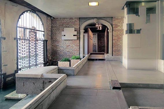 Modern interior design in Venice, hosting events for the Venice Biennale.