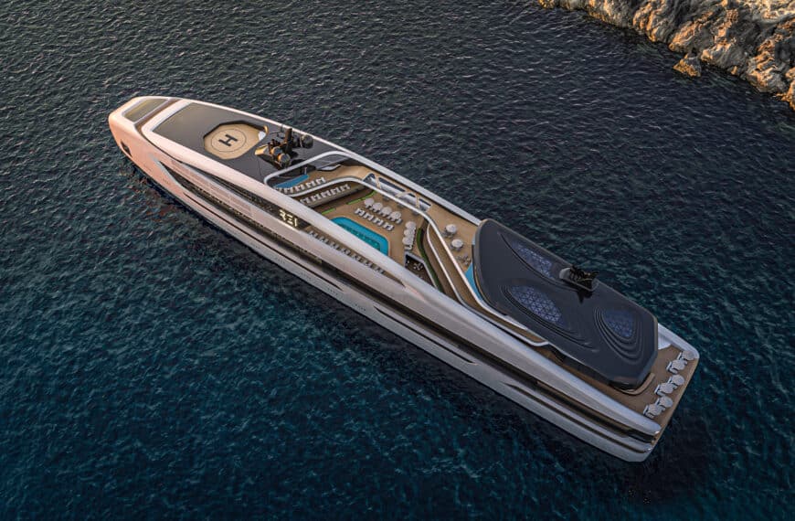 REI concept cruise yacht by Viken Group