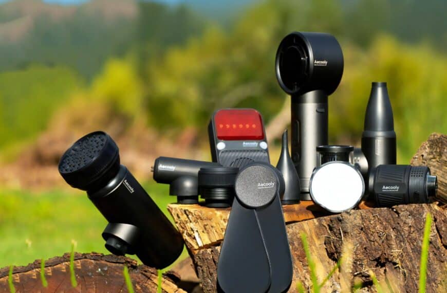 All-in-1 Modular Camping Kit Combines 10+ Outdoor Gadgets into One Compact Design