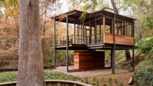 Roost by Furman & Keil: A Birdwatching Pavilion in Texas