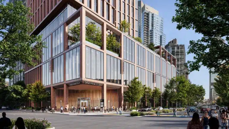 Proposed Brooklyn Skyscraper by TenBerke to Integrate Outdated Office Building