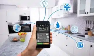 Smart app on a phone used to control smart home systems"