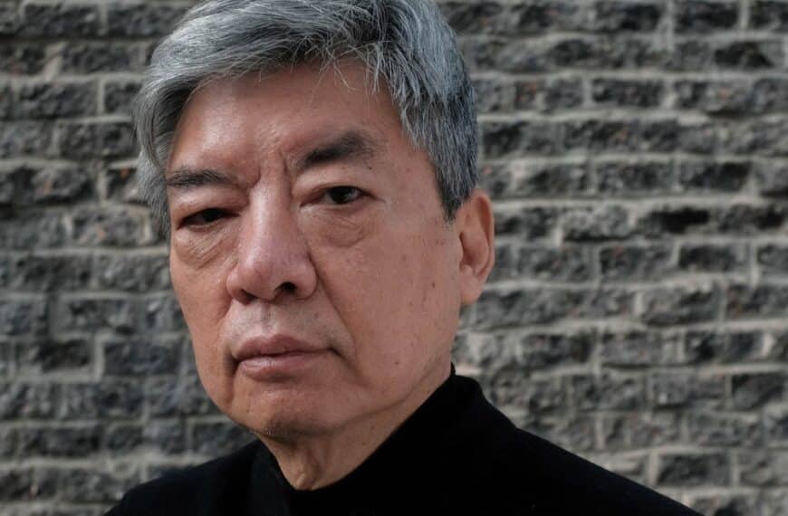 "Portrait of Chinese architect Liu Jiakun, winner of the 2025 Pritzker Prize."