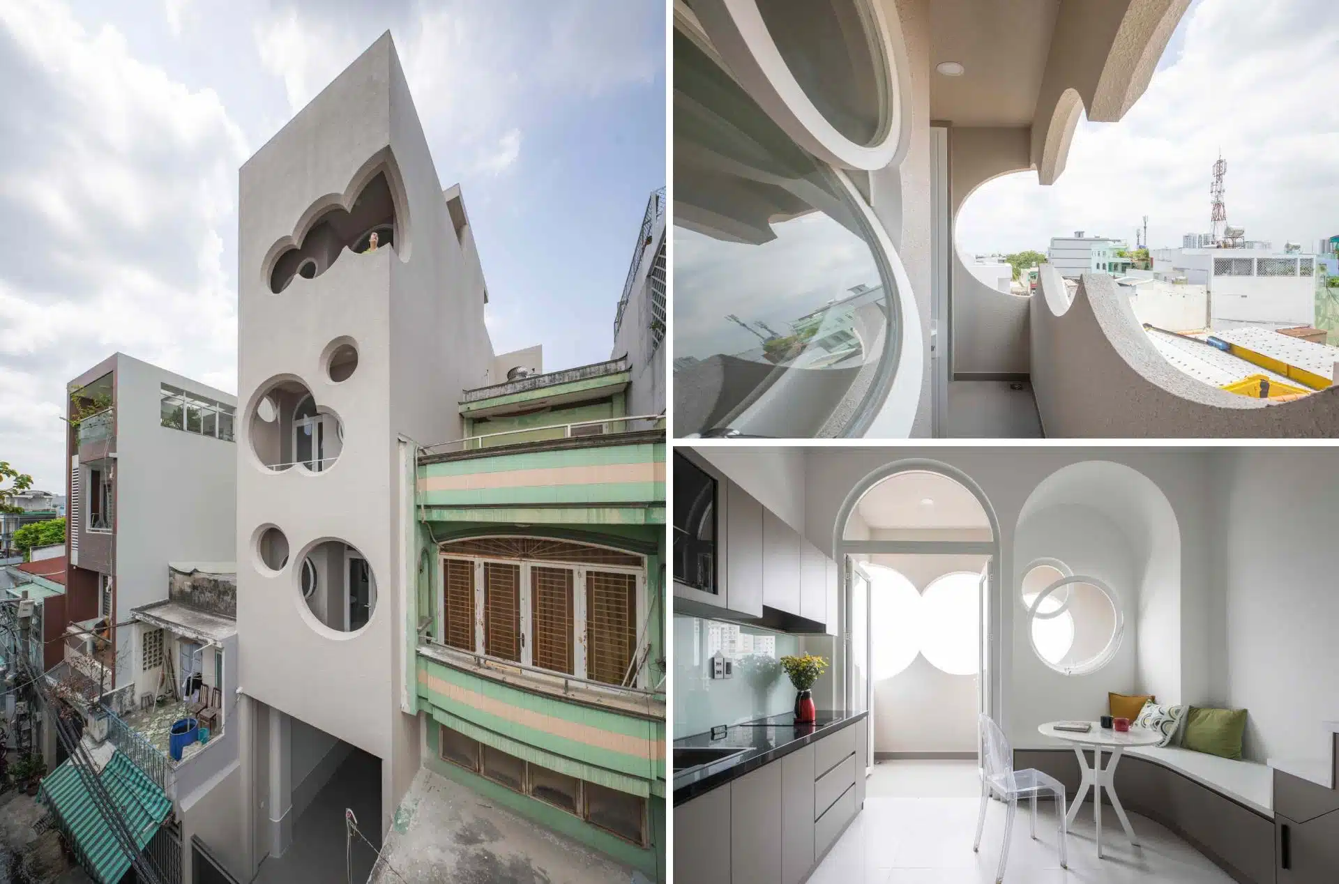 منزل الغيوم من ROOM+ Design & Build: واحة حضرية عصرية في مدينة هو تشي منه