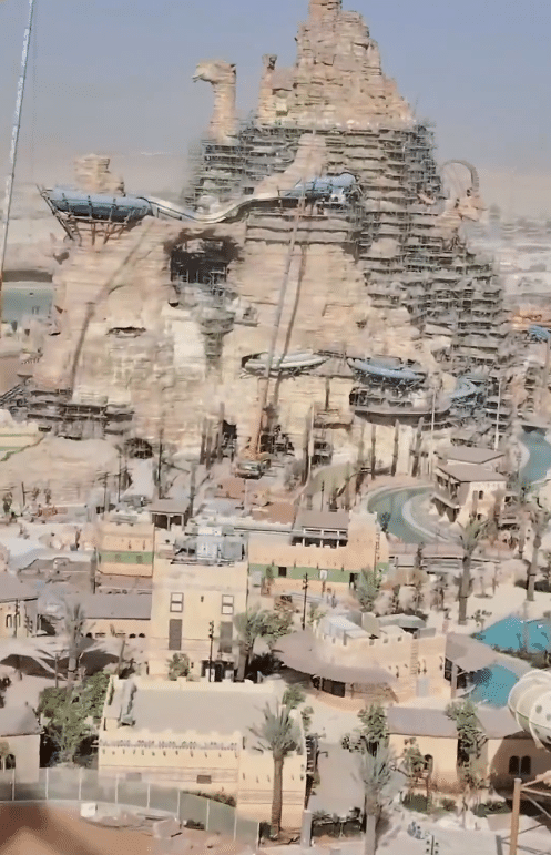 أعمال البناء تسير بخطى ثابتة في مشروع 