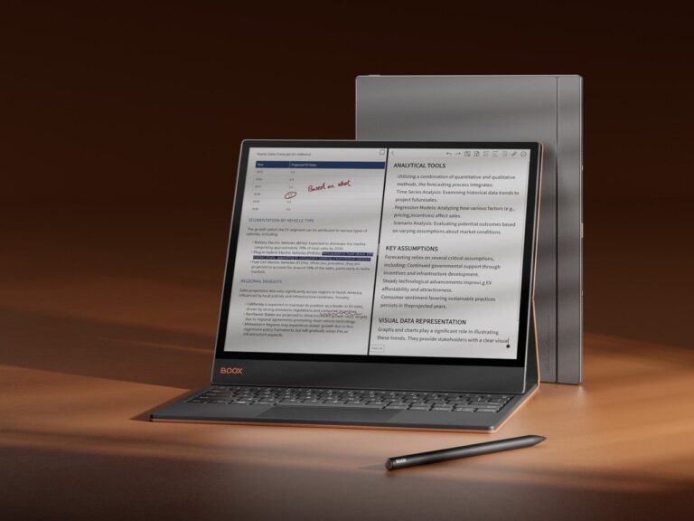 BOOX Tab X C goes big with a 13.3-inch E Ink Android Tablet