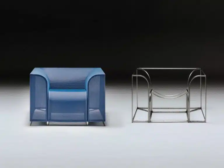 SHRINX Easy Chair removes harmful materials while maintaining comfort and style