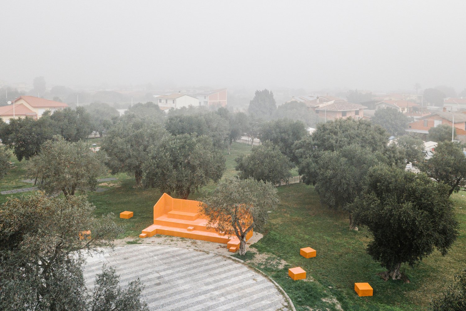 Atobiu Installation: A Dynamic Public Space Redefining Community Interaction in Uta, Sardinia