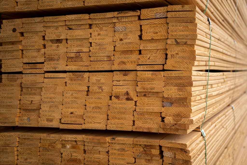 Use of wood in the modern library design combining beauty and function.