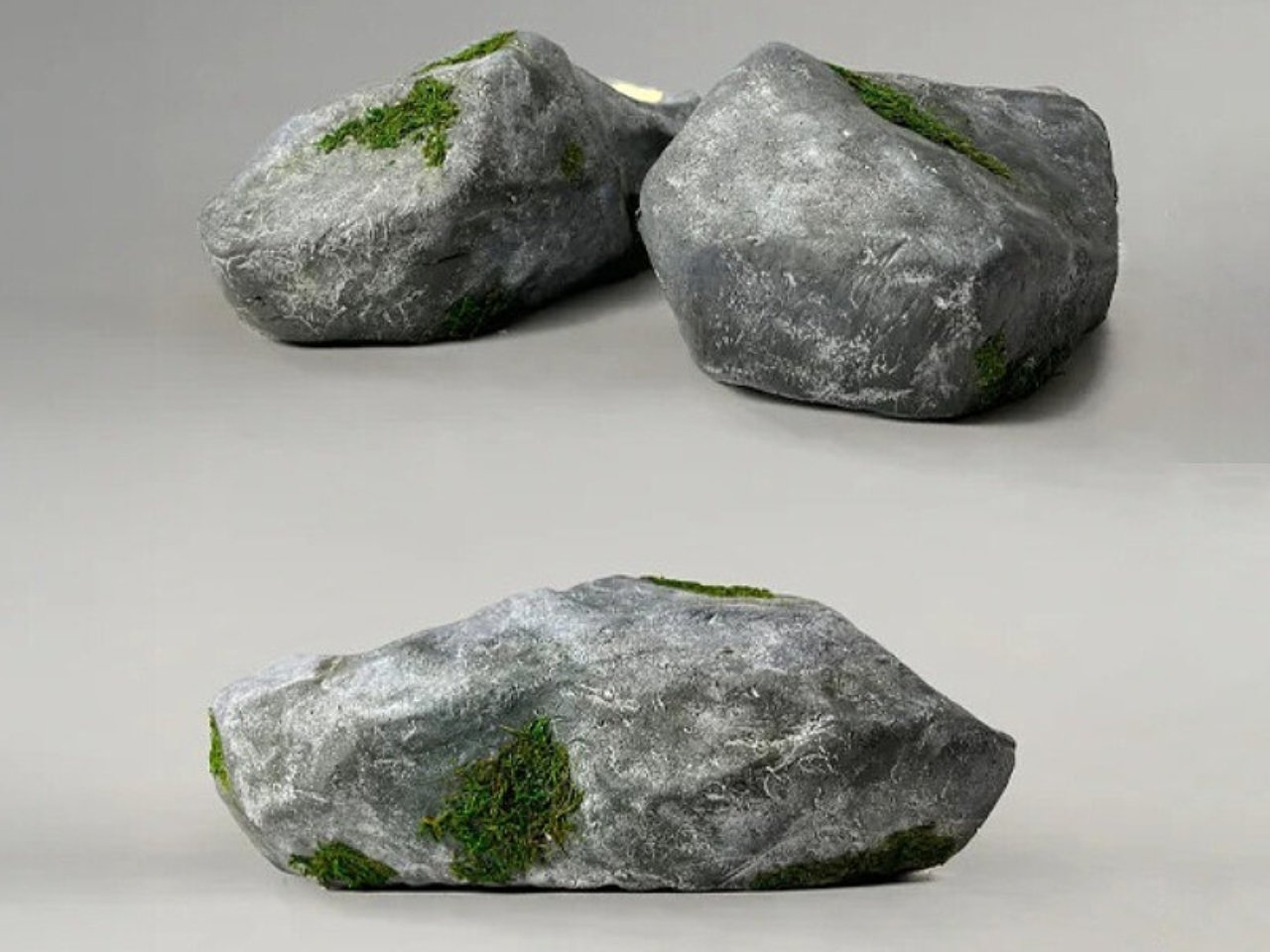 Close-up of Rock shoe texture showing moss details and rough surface