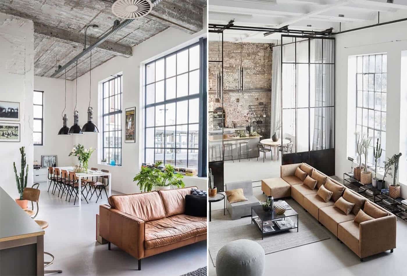 View of Loft Design: Modern Luxury with Industrial Roots