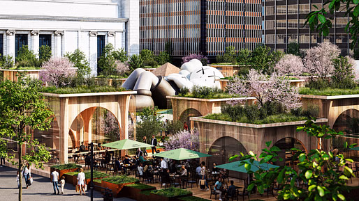 مشهد عام من حديقة يوراكوتشو في طوكيو يُظهر المساحة المفتوحة التي ستُقام عليها JAPA VALLEY.