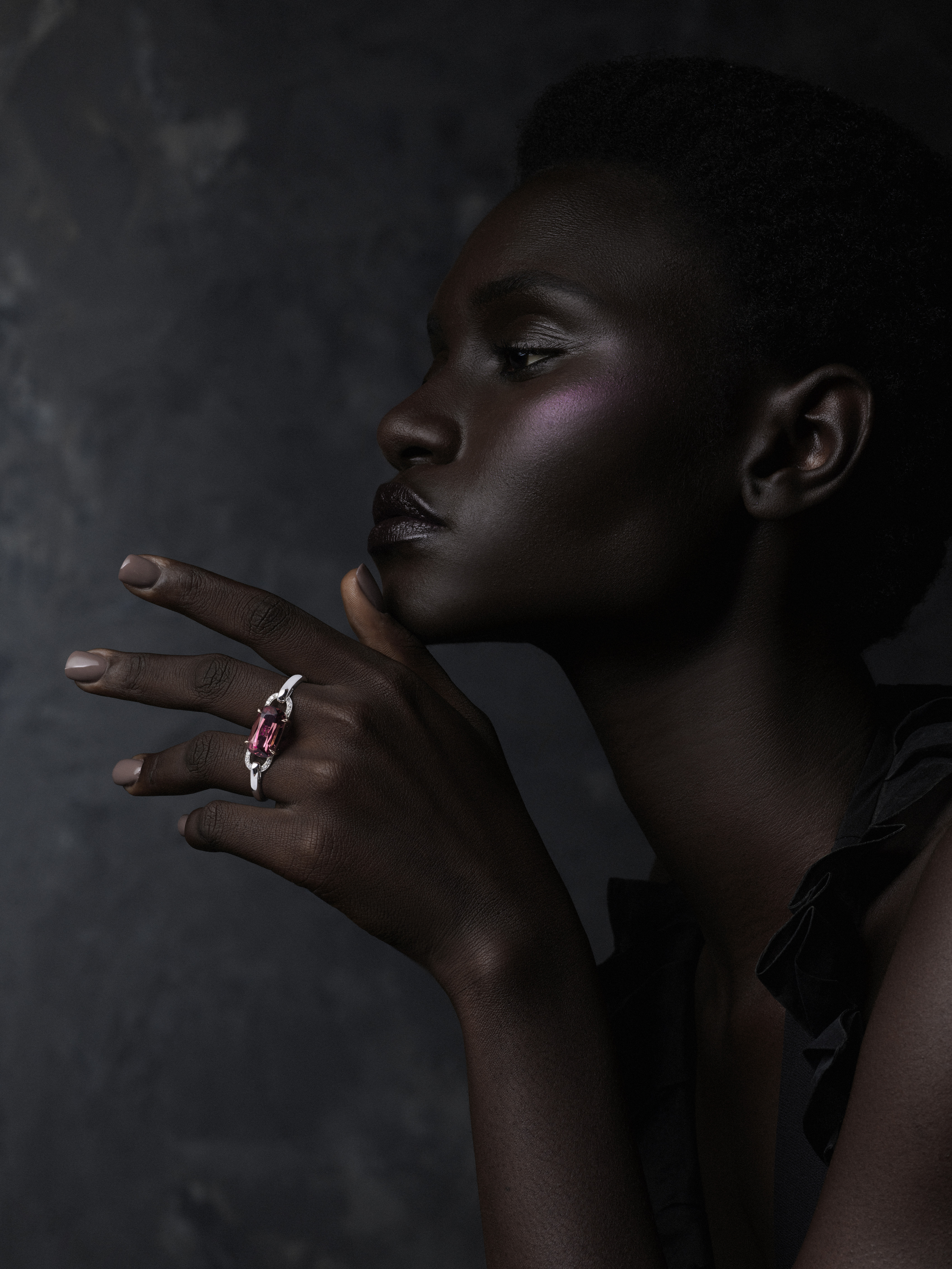 person weaing jewellery