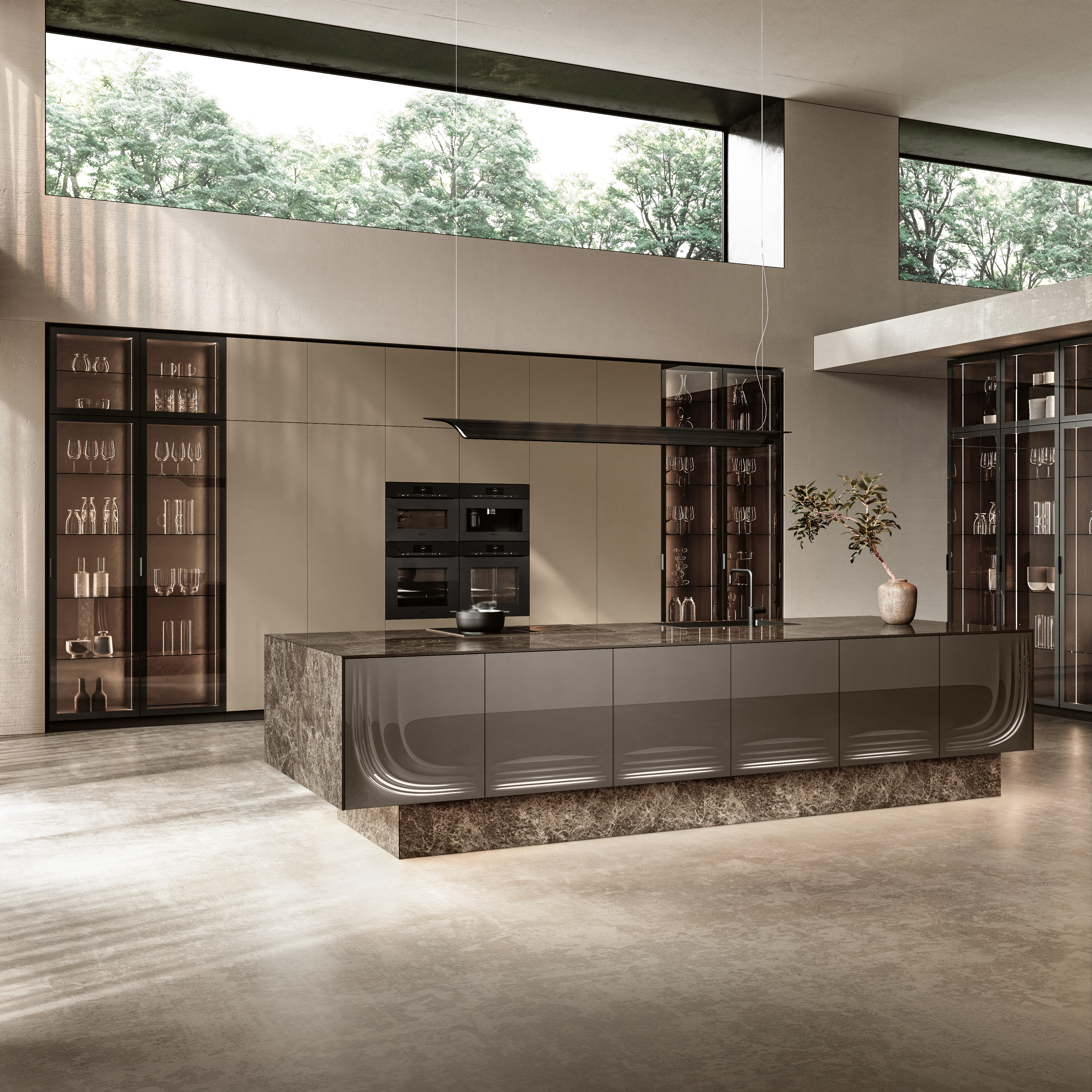 Febal Casa and Zaha Hadid Architects Onda collection