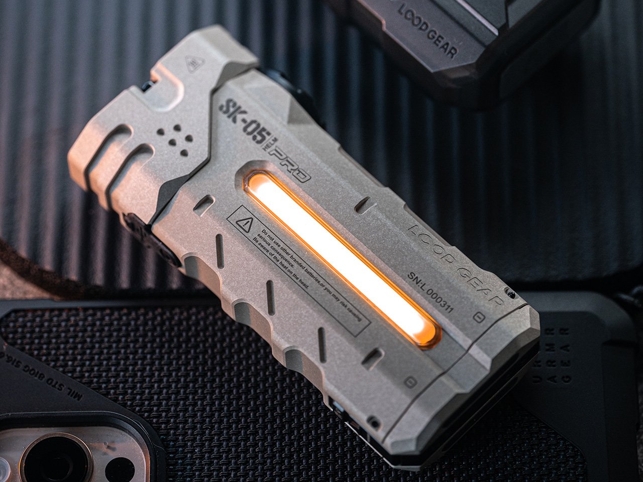 Loop Gear’s Tiny, EDC Flashlight Packs 4,360 Lumens and a Built-In Power Bank