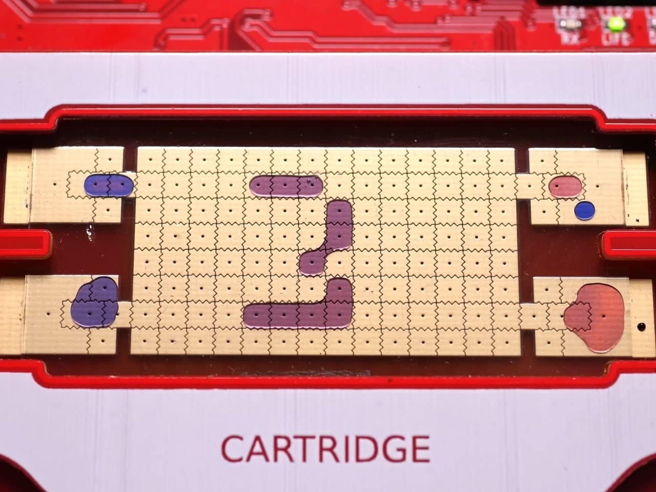 This Snake Game uses ‘Water Pixels’ by manipulating droplets with a joystick