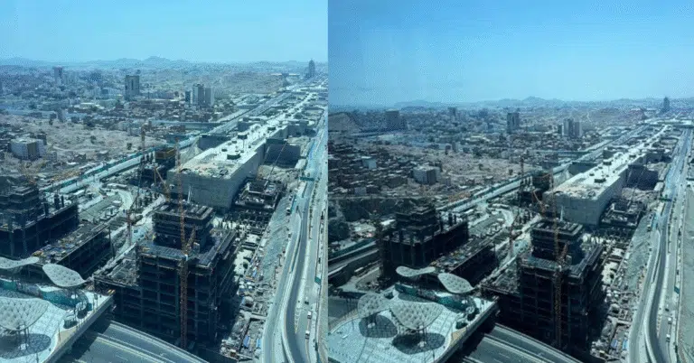 Rapid Progress in the Construction of Wajhat Makkah Towers