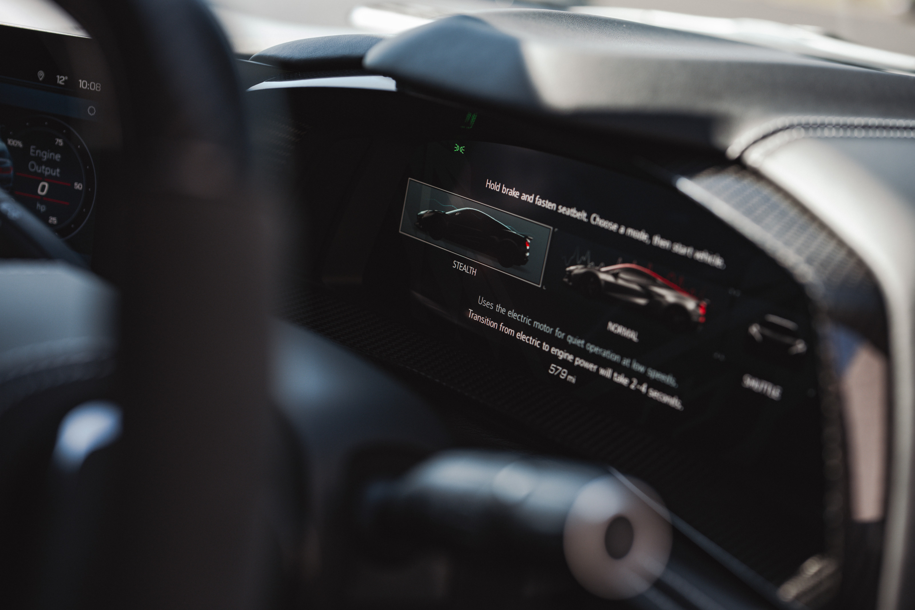 Chevrolet Corvette E-Ray dashboard