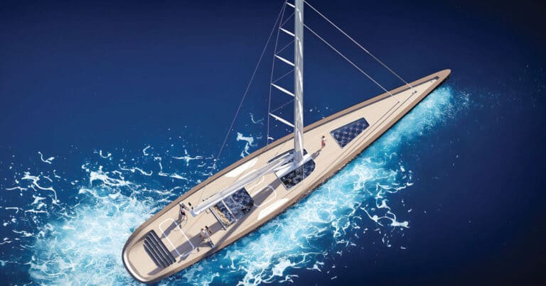 يكشف المهندسون المعماريون عن القناع عن التصميم الخارجي الأنيق لـ Tavolara-100 Fast Crashing Luxury Yacht