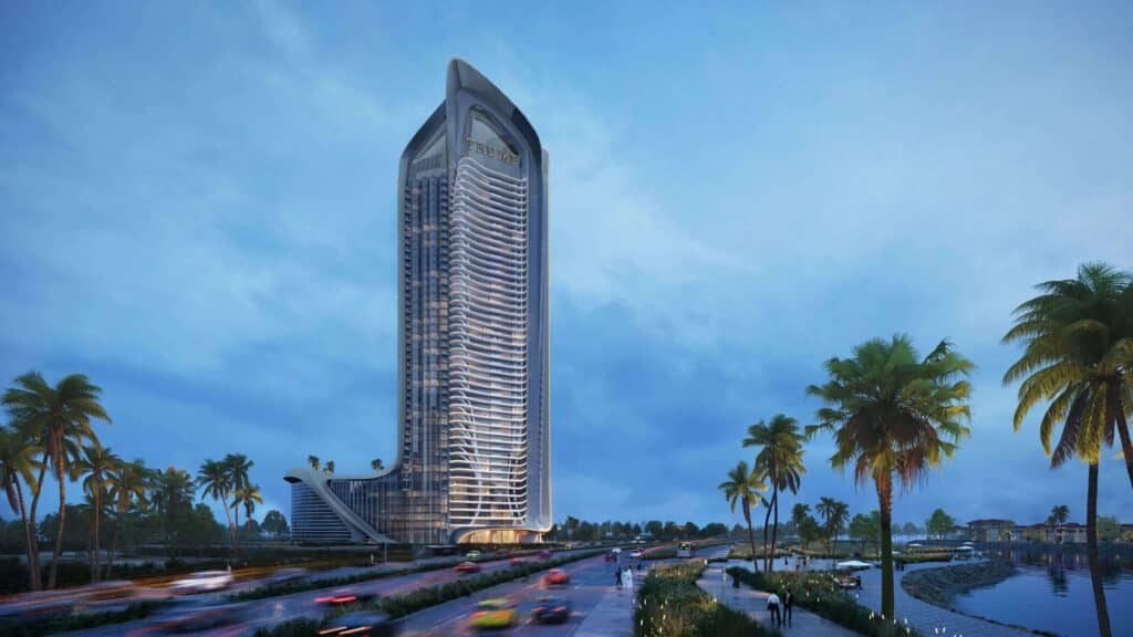 Trump Tower Jeddah under construction on the Corniche
