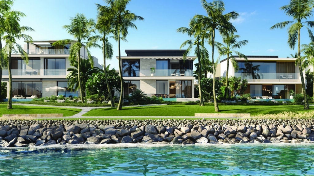 التصميم الحديث لواجهة مبنى شقق W Residences في دبي.