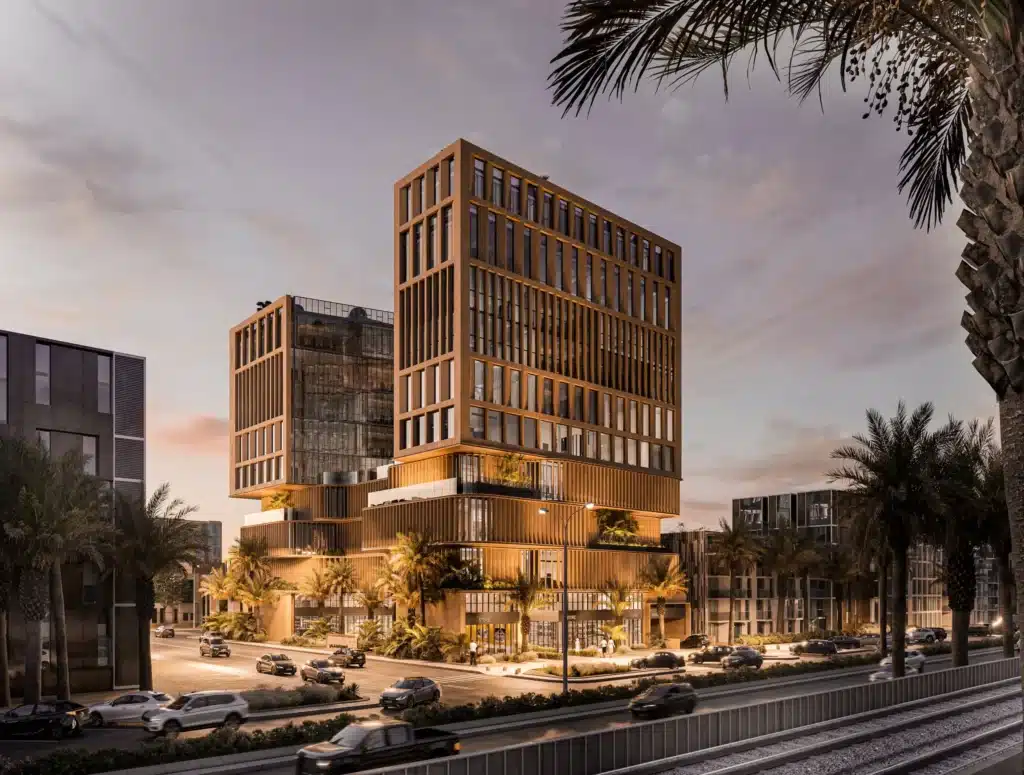 Concrete works and structural framework at Durat Al-Joud project in Al-Mursalat