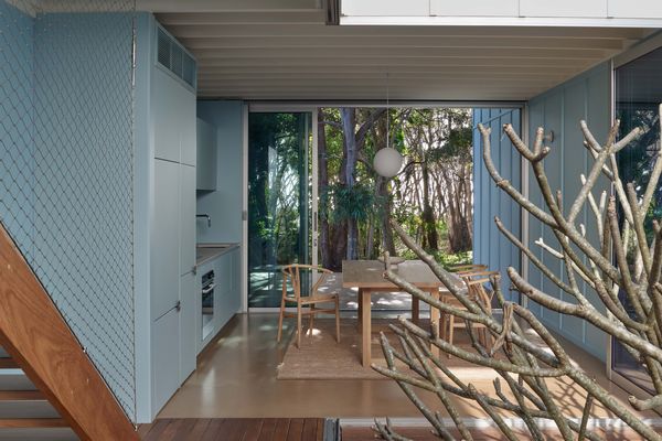 Architectural blocks and walkways protruding in a modular style at Blok Three Sisters