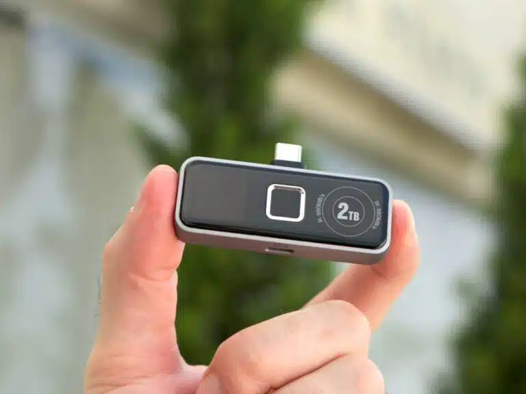 Discover the Tiny SSD That Blends Speed With Fingerprint Security
