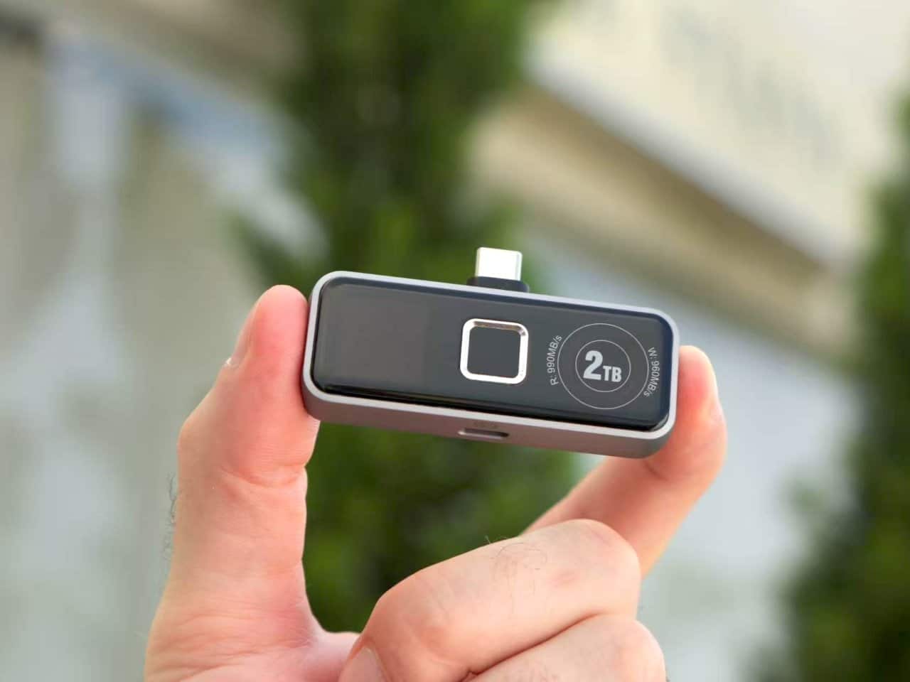 Discover the Tiny SSD That Blends Speed With Fingerprint Security