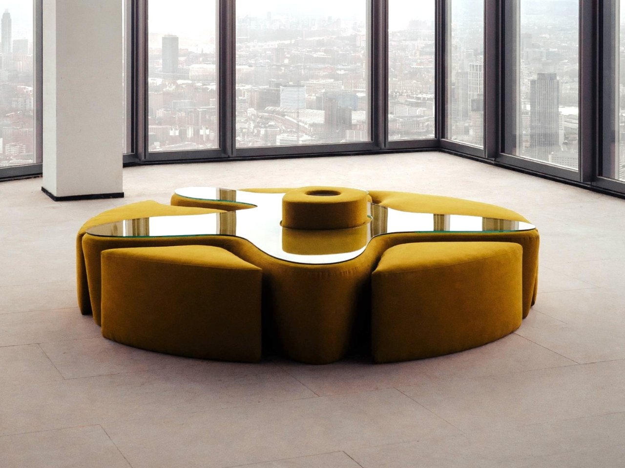 Modular table and chair set is a modern beauty for your space