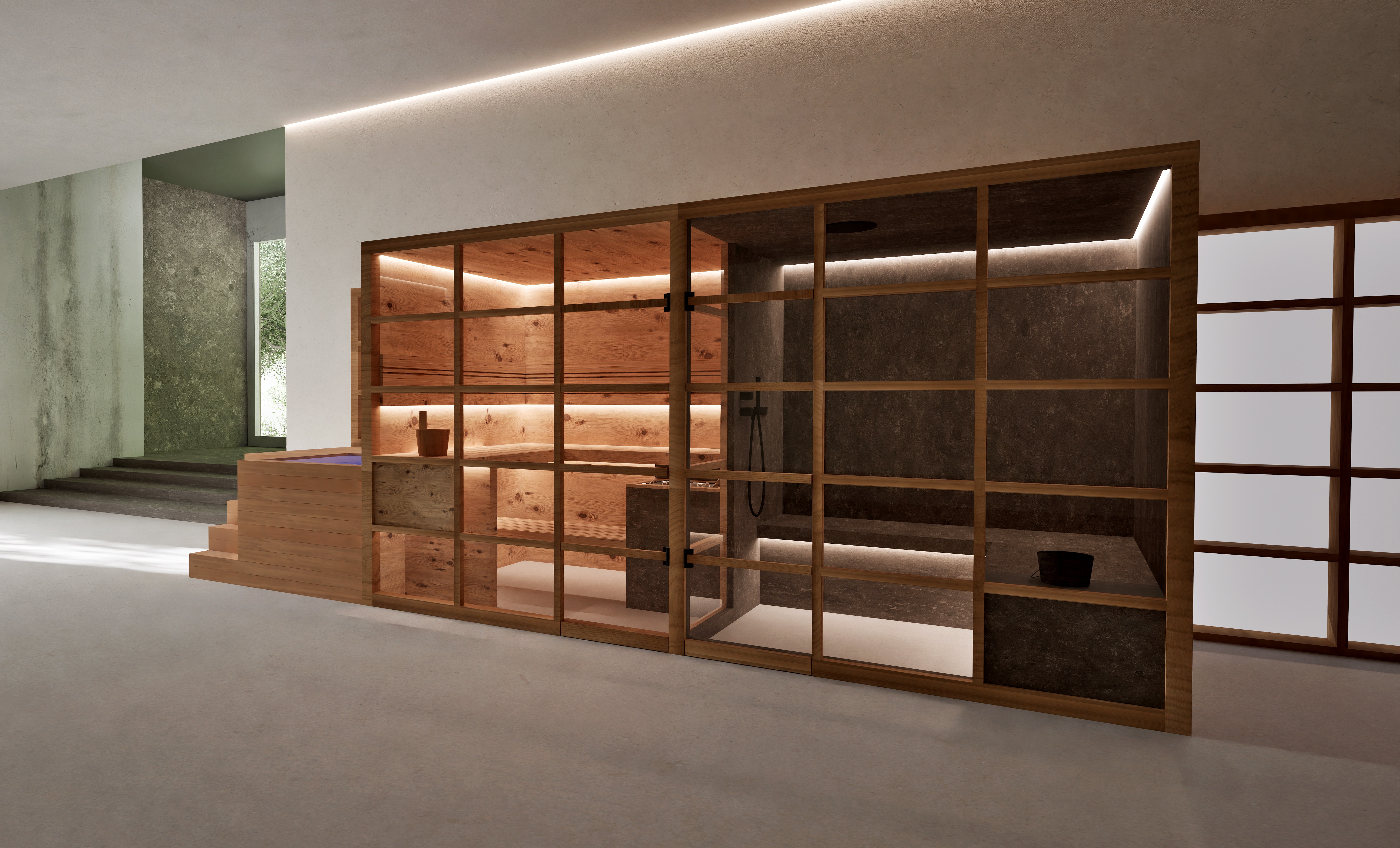 Petra HS sauna and hammam by Effe