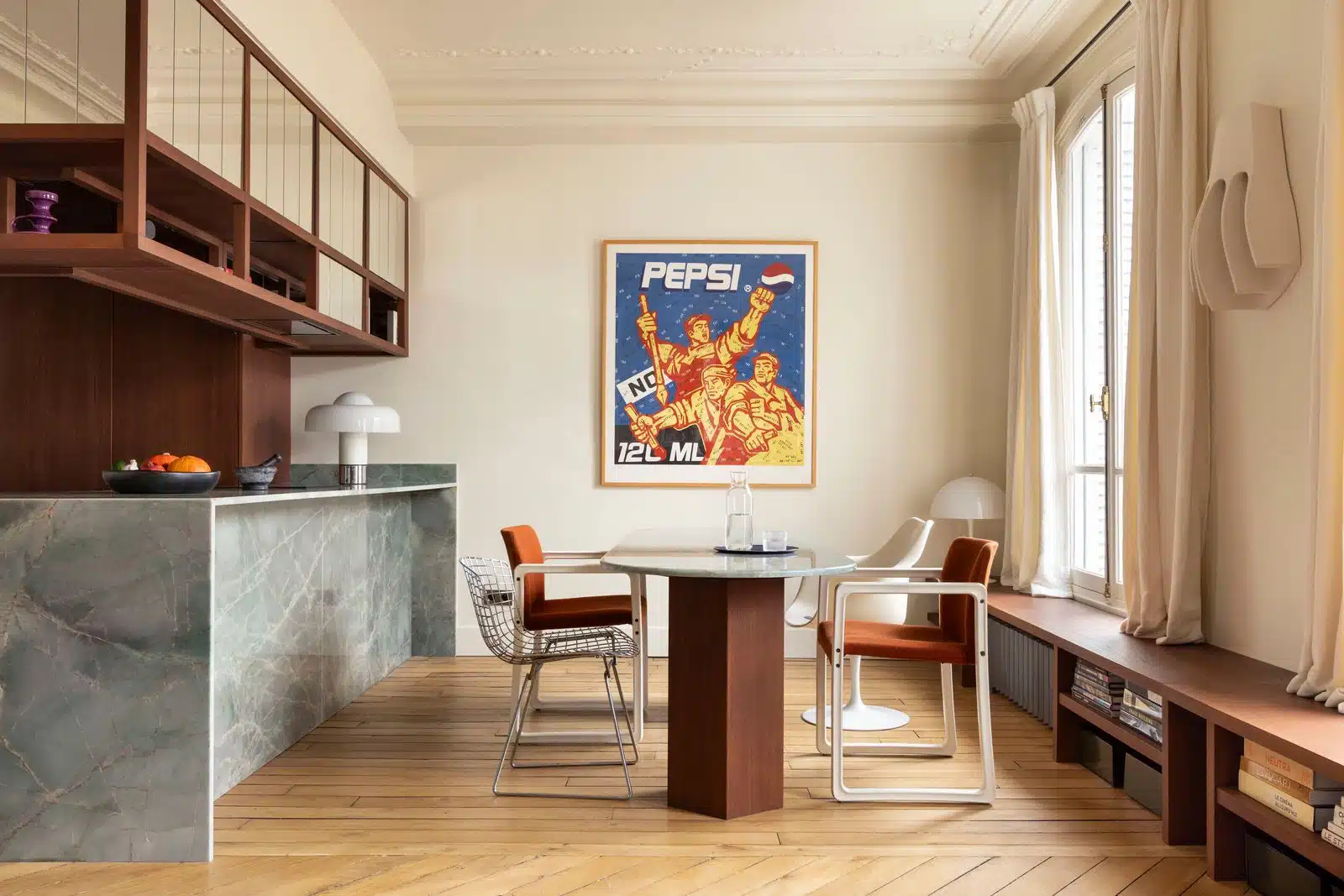 A 657-Sq-Ft Parisian Apartment Transformed by Clever Design