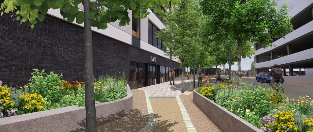 Proposed design for the new Fairbanks Studios as part of the Elstree redevelopment