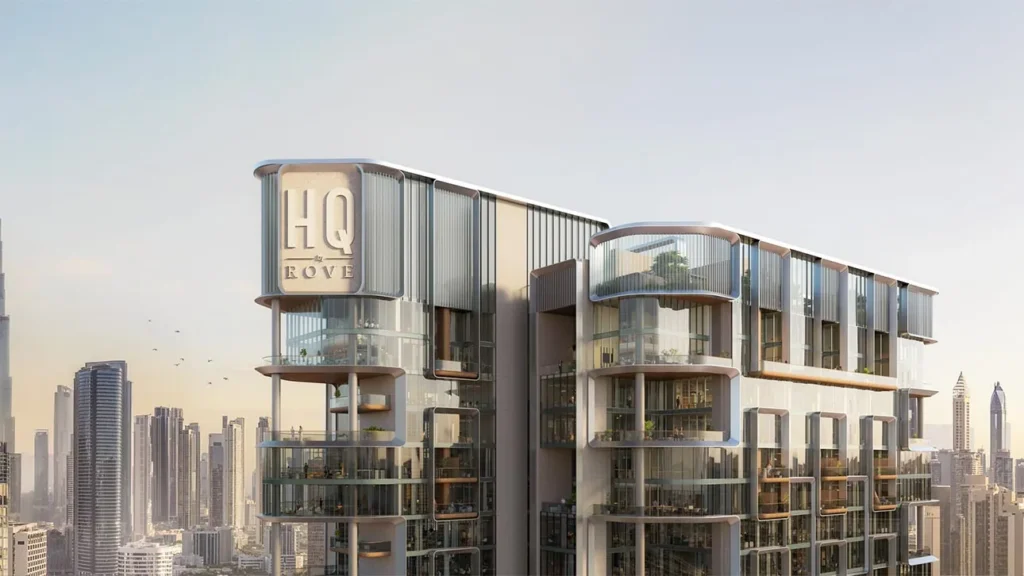 Exterior view of HQ by Rove in Dubai’s Business Bay