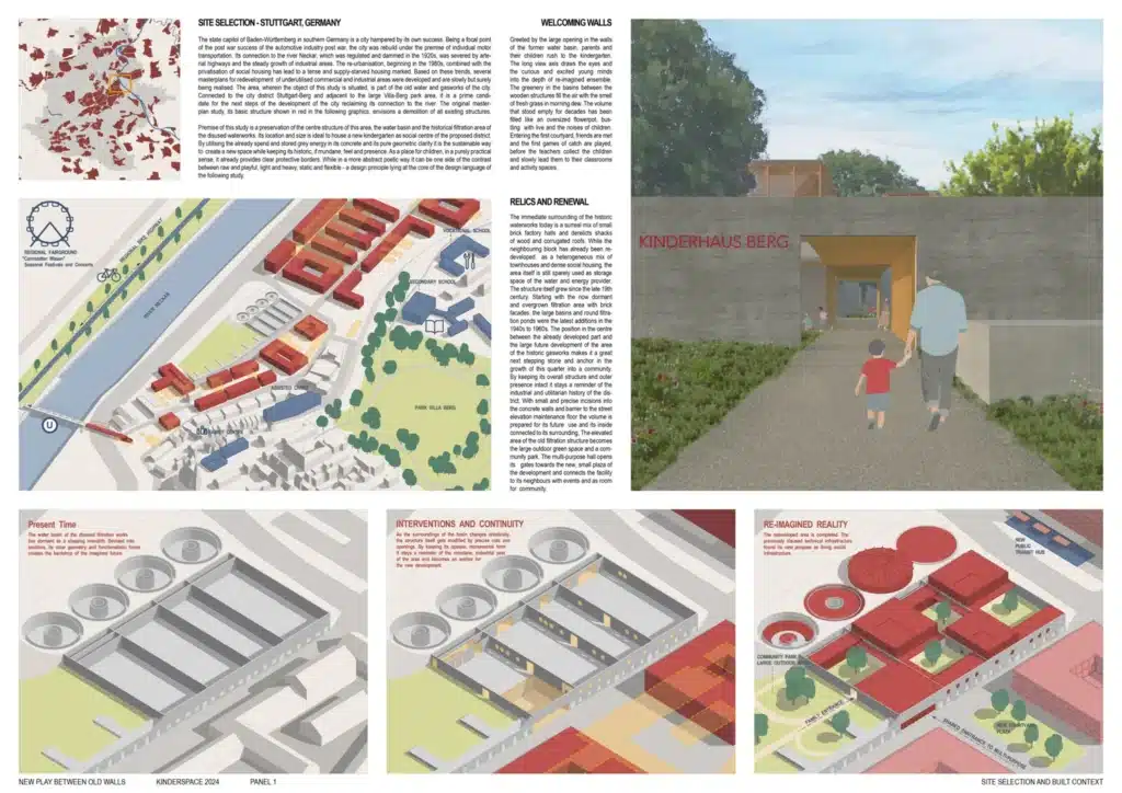 Architectural project focused on safe and flexible learning environments for children