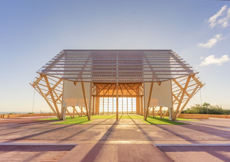 التصميم المعماري الخارجي للمركز الوطني للفنون الأدائية