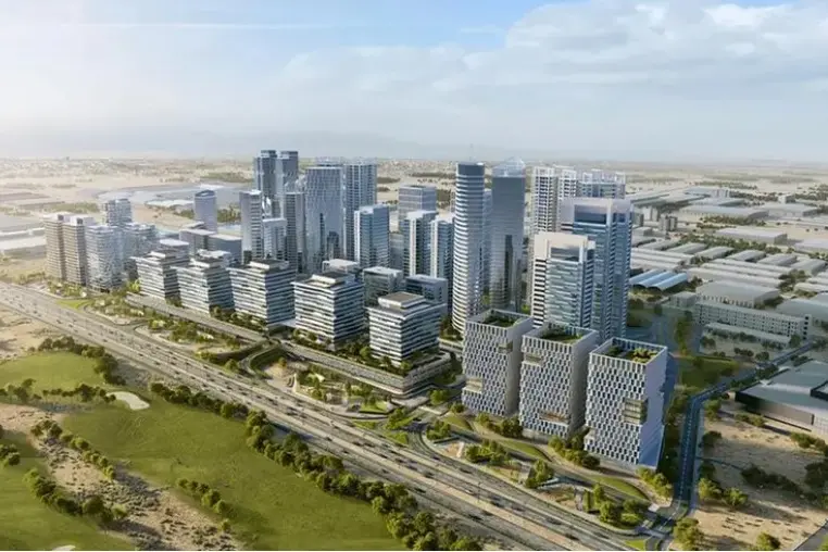 مخطط معماري لمجمع المكاتب ضمن مشروع RAK Central