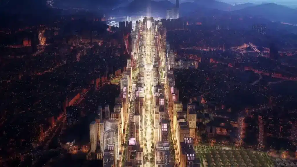 مشهد حضري يظهر الحياة اليومية والتفاعل الاجتماعي في مدينة مكة المكرمة.