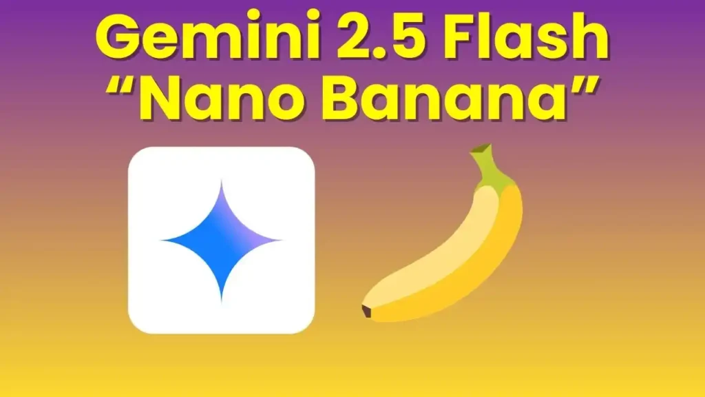 Gemini logo paired with the Nano Banana icon reflecting the tool&rsquo;s identity in Google&rsquo;s ecosystem